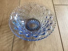 Imperial Glass DIAMOND BLOCK "Little Jewel" Blue Medium Flared Bowl