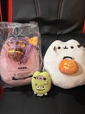 RARE Halloween Pusheen Bundle Boosheen, Devils Food cake + Hot Topic Mini Goblin