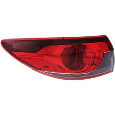 Tail Light Lamp Lh For 2014-2017 Mazda 6 Body Mounted With Bulb Halogen Outer