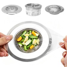 800 PCS Disposable Sink Drain Covers, Kitchen Sink Strainer Mesh Bag Drain Ne...