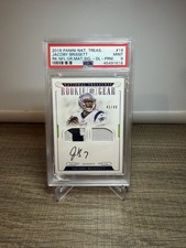 POP 1 PSA 9 National Treasures NFL Autograph  Patriots Jacoby Brissett 30/49