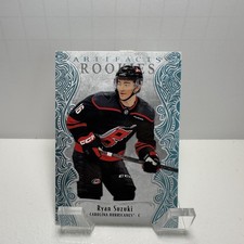 Upper Deck Artifacts 2025-26 Rookies Sky Blue Ryan Suzuki #184 Hurricanes