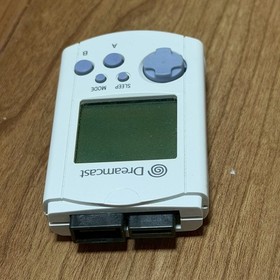 Official OEM SEGA Dreamcast White Visual Memory Unit VMU HKT-7000 Japan Import