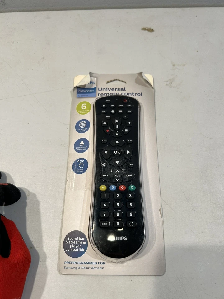 Philips Universal Smart Remote Control Controller Audio Video 6 Device - Image 2 of 4