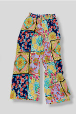 Johnny Was Japer Print Wide Leg Smocked Waist Pants Plus 2X NWT 195