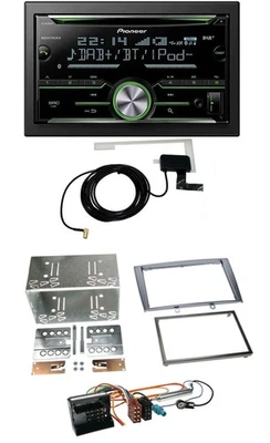 Pioneer CD USB MP3 Bluetooth 2DIN DAB Autoradio für Peugeot 308 07-09 silber - Bild 1 von 4