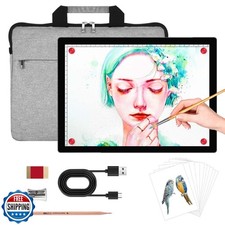 Rechargeable A4 Light Box for tracing with Padded case,Magnetic Light pad Bui
