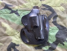JP JAY PEE Leather Police Pistol Revolver Belt Holster 38 Special Snub Nose