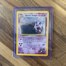 Sabrina's Gengar 14/132 Gym Challenge Holo Rare English 2000 WotC 80 HP