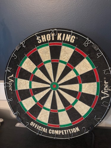 Viper Shot King Bristle Dartboard 18" Official Competition Sisal Board NO DARTS