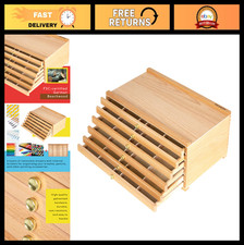 6-Drawer Art Supply Storage Box - Organizer with Compartments for Artists