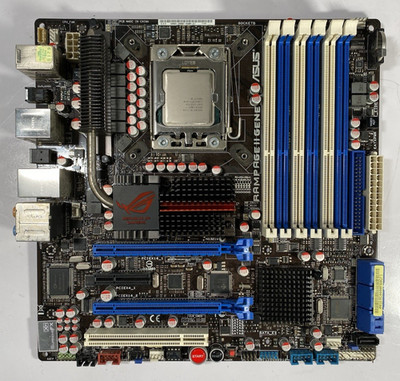 Intel X58 Motherboard ASUS Rampage II GENE LGA1366 w/ i7-930 | eBay