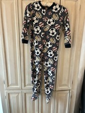 Carter's Big-Boys' 1 Pc Fleece Footed Sleeper, Sports Ball Size 6