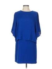 Halston Heritage Women Blue Casual Dress 10