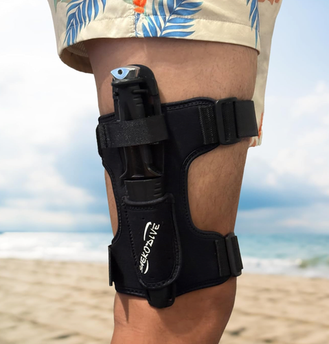 NEW SAEKODIVE Neoprene Thigh Knife Holster with Leg Straps for Dive Knife - Picture 3 of 5