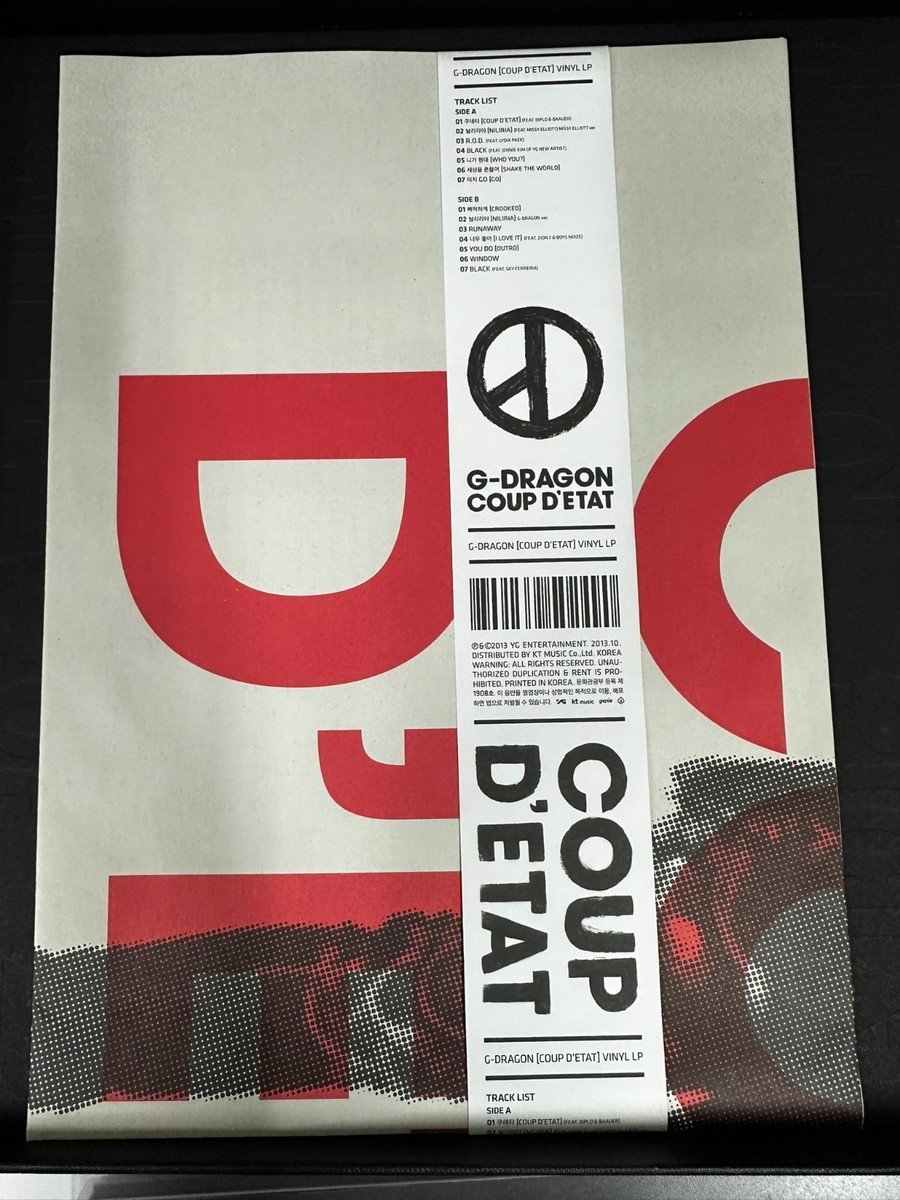 G-Dragon ‎– Coup D'Etat LP Box Set | eBay