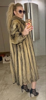 real fur coat for women