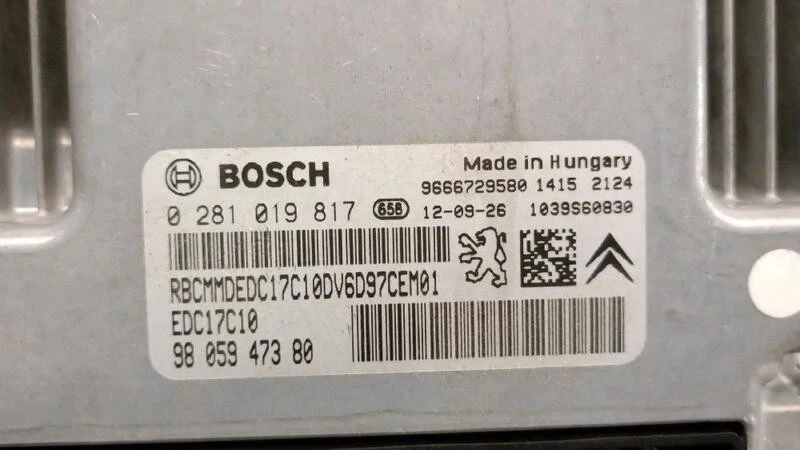 9805947380 centralina motore per PEUGEOT 308 SW I (4E 4H ) 1.6 HDI 5544083 - Immagine 4 di 4