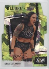 2022 Upper Deck Allure AEW Green Rainbow 66/99 Kris Statlander #53 6m7