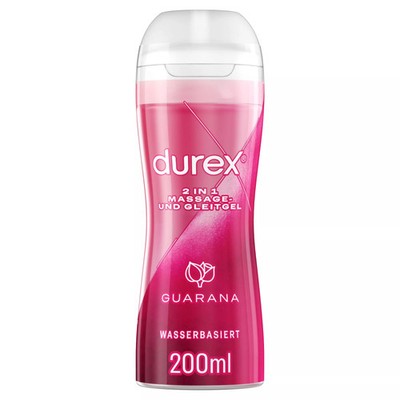 2in1 Massage- & Gleitgel Guarana Wasserbasiertes Gleitgel - 200 ml - Durex