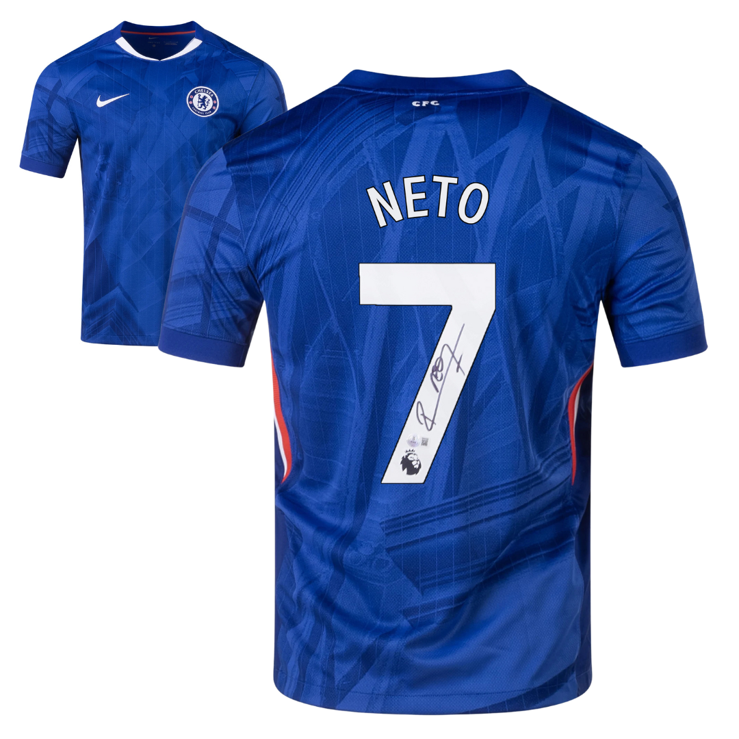 チェルシー FC サードユニNETO 7番シャツ Nike Pedro Neto Signed Chelsea FC 2025-26 Home Soccer Jersey #7 with
