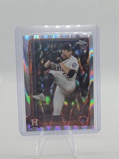 2025 Topps Chrome Update Series - AJ Blubaugh #USC163 RayWave Refractor (RC)