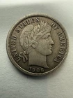 1906 Silver 90% Barber Dime