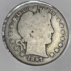 1897-S Barber Half Dollar, Scarce Key Date