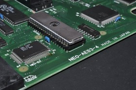 NEO GEO AES Console AES3-4 Full Recap, BIOS Socketed, RGB Bypass, Joystick SNK