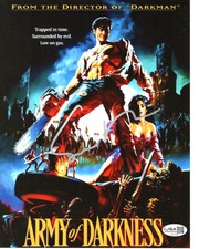 Sam Raimi signed 8x10 Photo Director Writer Army of Darkness JSA
