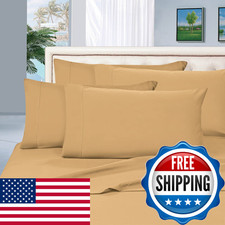 Elegant Comfort 1500 Thread Count Egyptian Quality 6 Piece Wrinkle And Fade