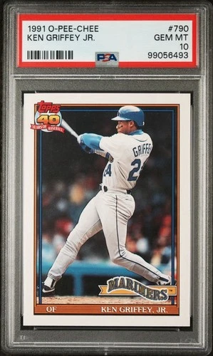 Ken Griffey Jr 1991 O-Pee-Chee OPC #790 PSA 10 Low Pop 66 Mariners HOF