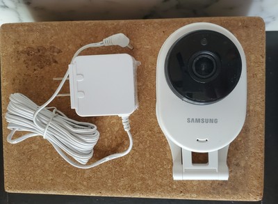 Samsung Network Wi-Fi Direct Camera 8NH-E6411BN Smart Cam w/ AC Adapter Tested