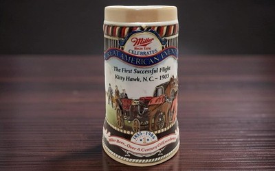 Vintage Ceramarte 1986 Miller High Life''Great American Events: The first Success