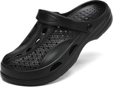 Men's Women's Arch Support Clogs,Unisex Garden Shoes Comfortable Slip-on Outdoor