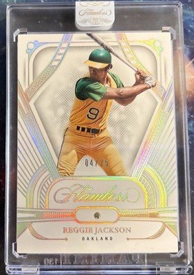 REGGIE JACKSON 2024 PANINI FLAWLESS DIAMOND #30! 04/25 HOF+ BONUSES
