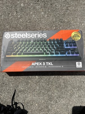 Steelseries Apex 3 Tkl Rgb Gaming Keyboard   Tenkeyless Compact Form Factor