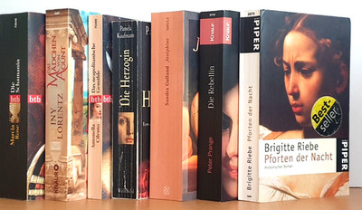 BUCHPAKET+7 BÜCHER Historische Romane+BRIGITTE RIEBE+PETER PRANGE+TB+BUNDLE