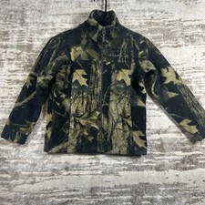 Kids Camo Columbia Fleece Zip Up Size Small/8  172