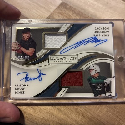2023 Panini Immaculate Jackson Holliday/ Druw Jones Dual Auto 85/99 #DMS-HJ