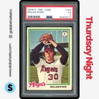 1978 O-PEE-CHEE #105 NOLAN RYAN PSA 5