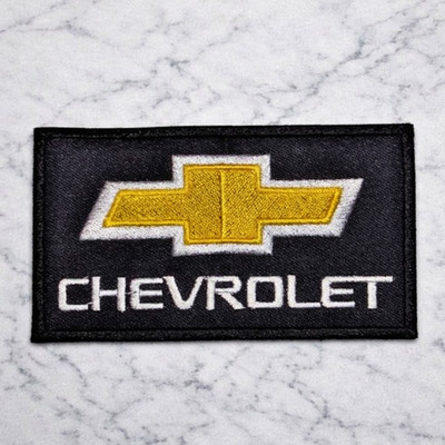 CHEVROLET CHEVY TRUCKS EMBROIDERED IRON ON PATCH 4''X2.25'' FREE SHIPPING&TRACKING
