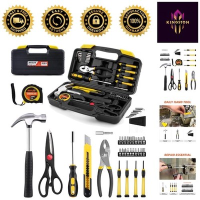 40-Piece General Household Tool Kit - Essential Tools in One Compact Case