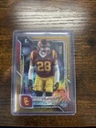 2025 Bowman Chrome University Football Gold Shimmer Refractor Kennedy Urlacher #16