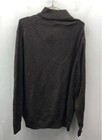 IZOD Men's Black Coffee Marl Knit Button Mock Neck Sweater Sz XL NWT — photo 2