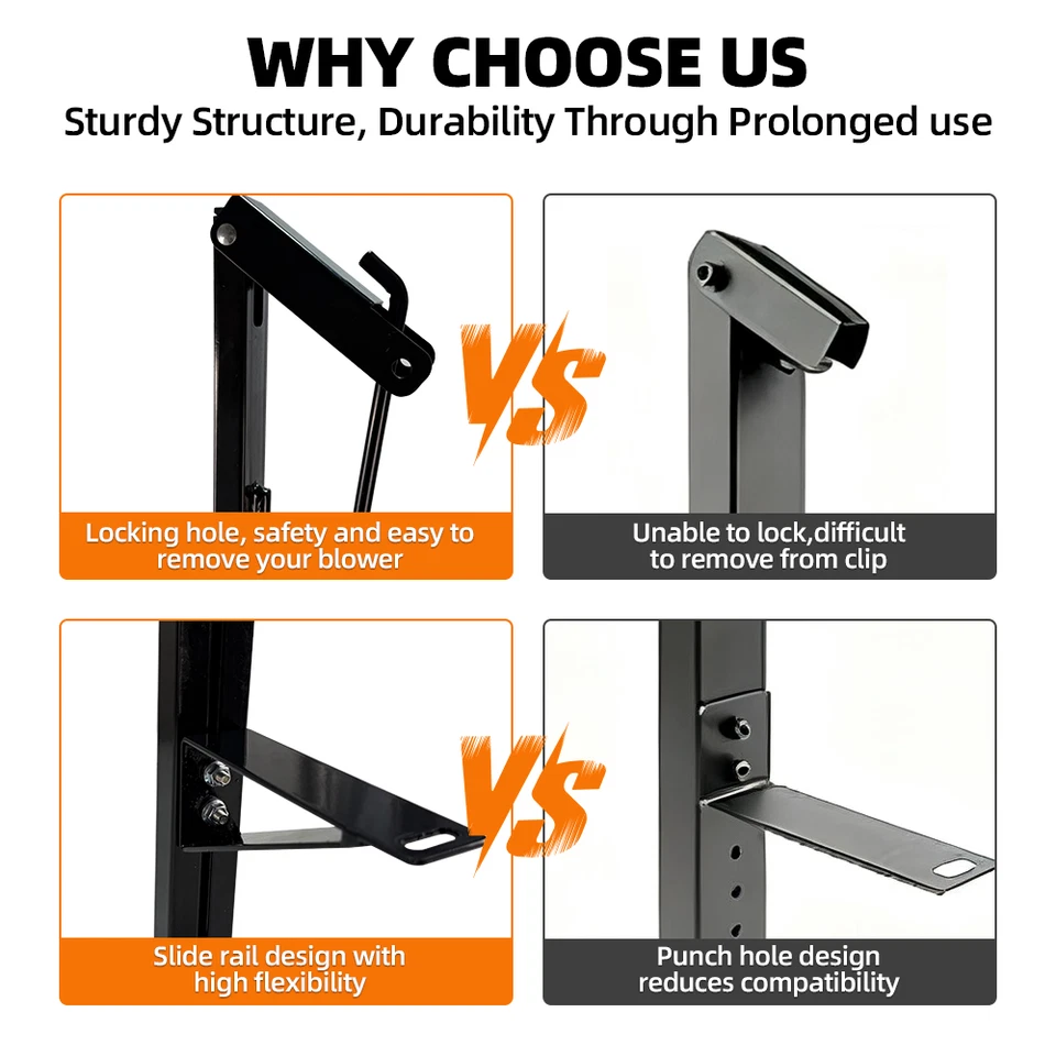 Nuevo soporte universal abierto para soplador de remolque de paisaje con función bloqueable Foto 3 de 4