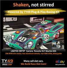 Carrera DIG 132 30737 Porsche 917 Martini Powered by TY49 Plug Play Racing kit