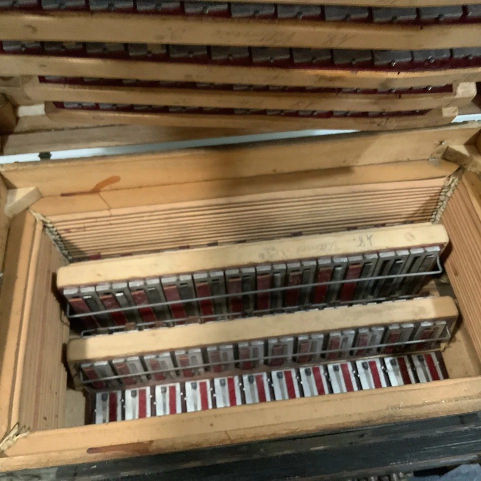 Famoso acordeón cromático Dallape hecho en Italia ¡¡¡funciona rejilla!!!! Foto 3 de 4