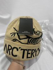 Arc'teryx Bird Head Toque Beanie Beige Tan Wool Knit Winter Hat NWT