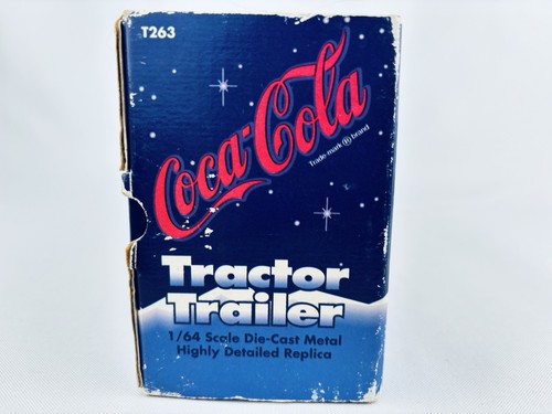 ERTL Coca-Cola 1:64 Tractor Trailer Truck Christmas Polar Bear Die Cast 1996 - Picture 3 of 11